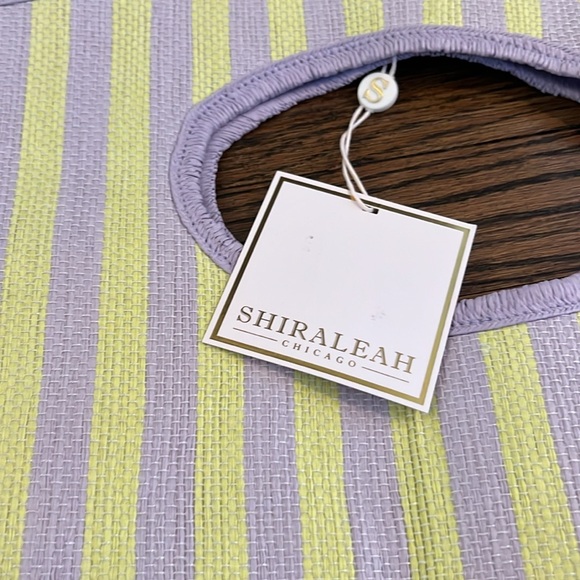 Shiraleah Lolita woven paper straw beach tote bag NWT - Picture 3 of 7